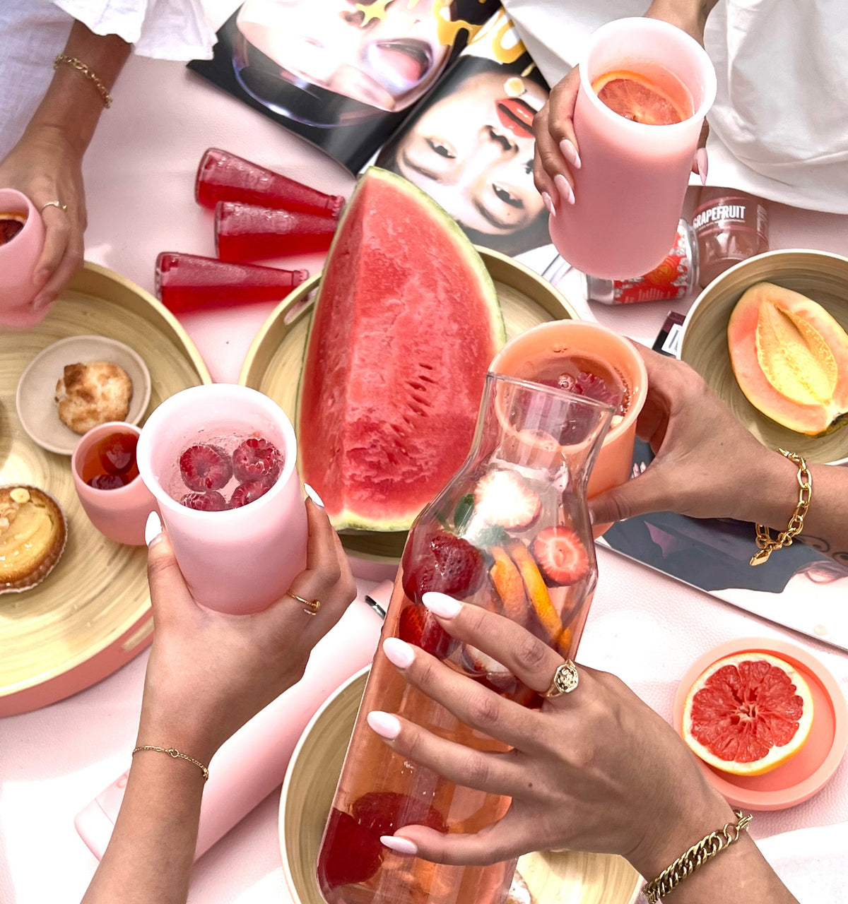 STEGG Silicone Highball Glasses | Peach+Petal by PORTER GREEN (stegg-unbreakable-silicone-highball-glasses-peach-peta)