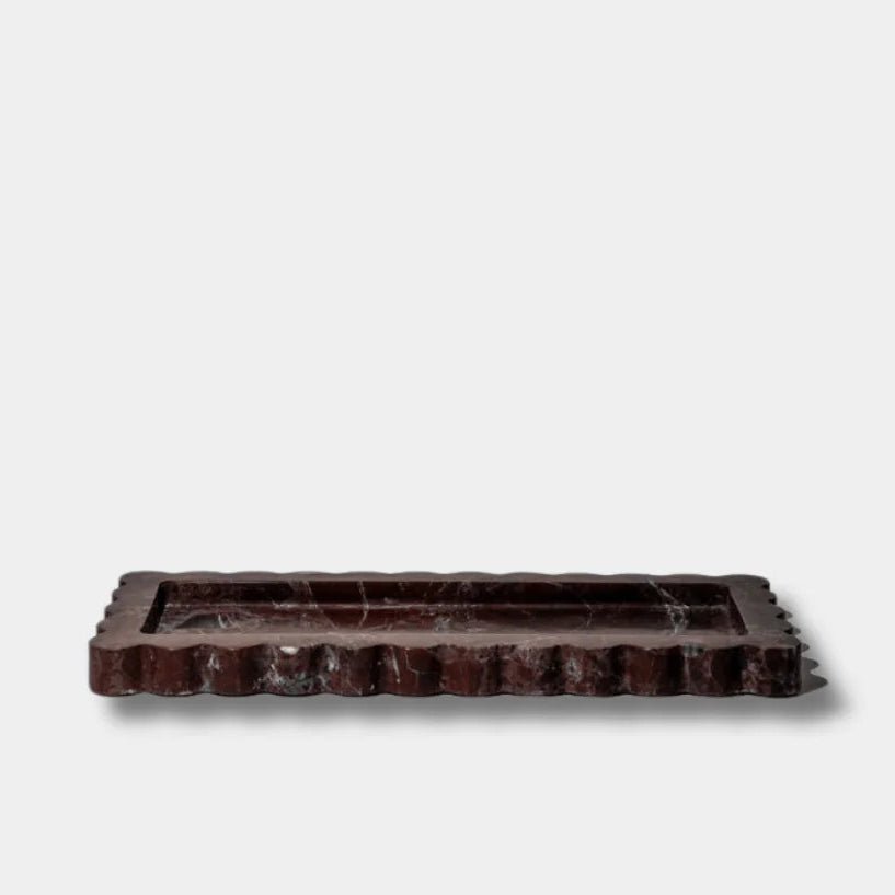 Cotheory Palazzo Scalloped Bar | Rosso Levanto