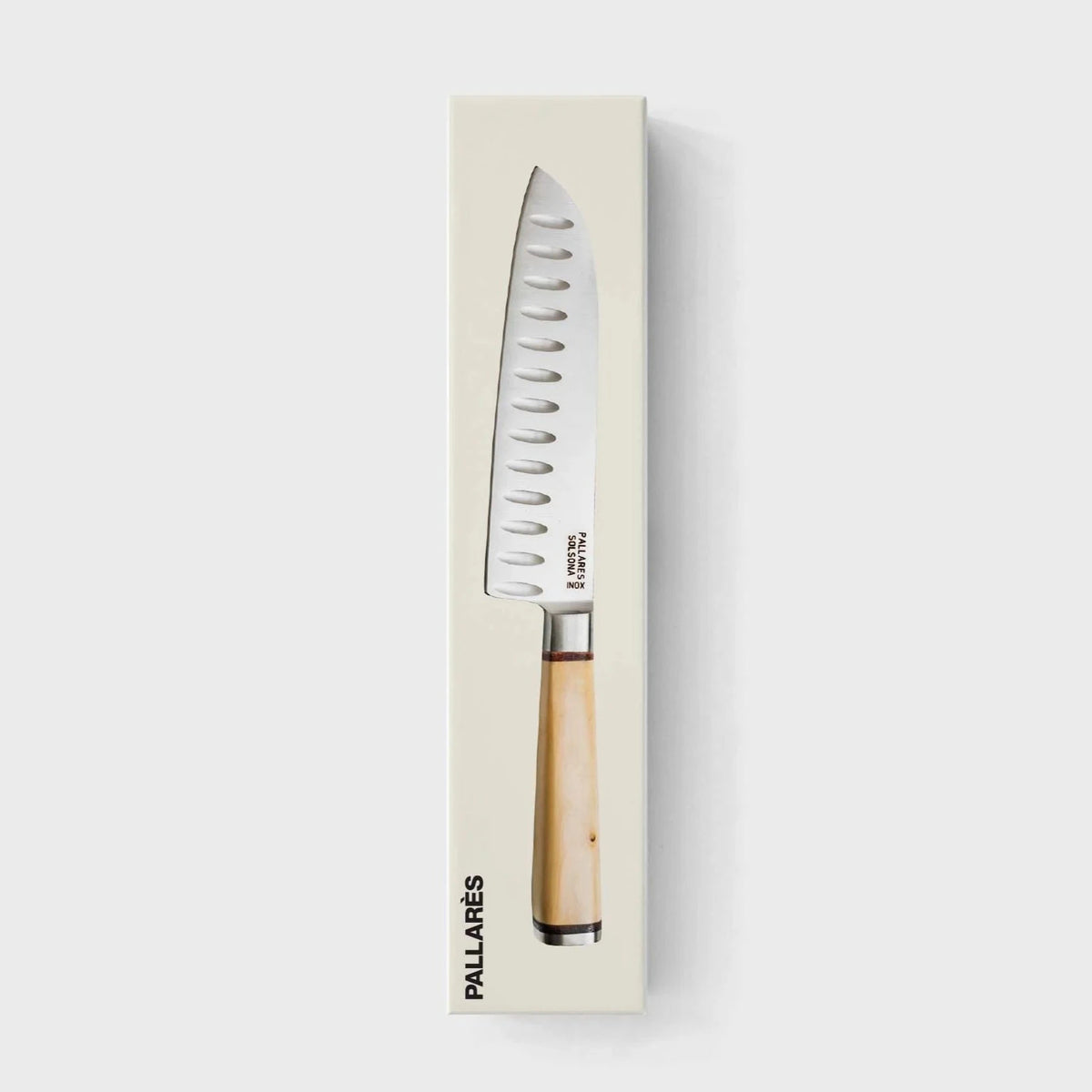 Boxwood Santoku Knife | 17cm by PALLARÈS (pallares-boxwood-santoku-knife)