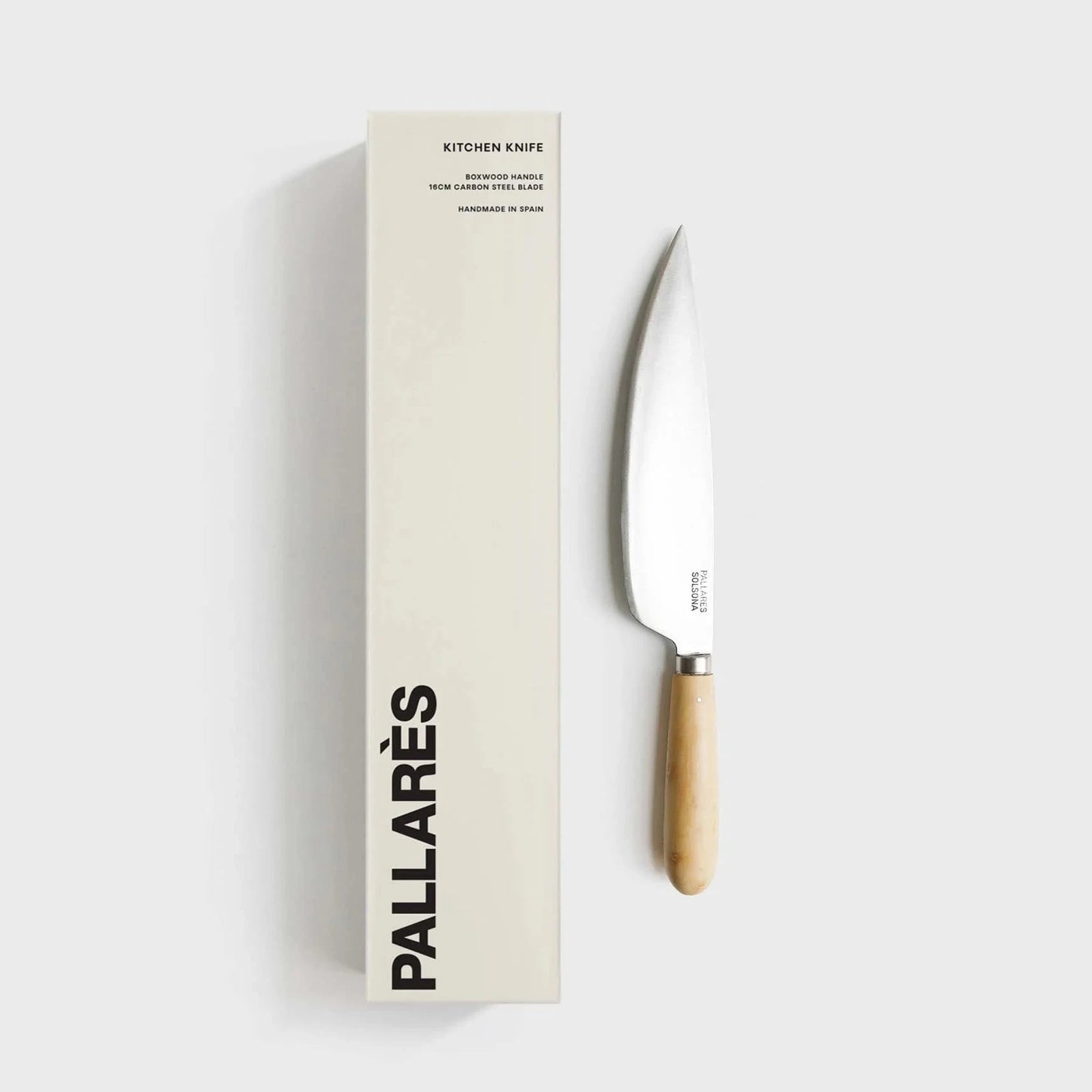 Boxwood Carbon Steel Knife | 16cm by PALLARÈS (pallares-box-wood-16cm-carbon-steel)