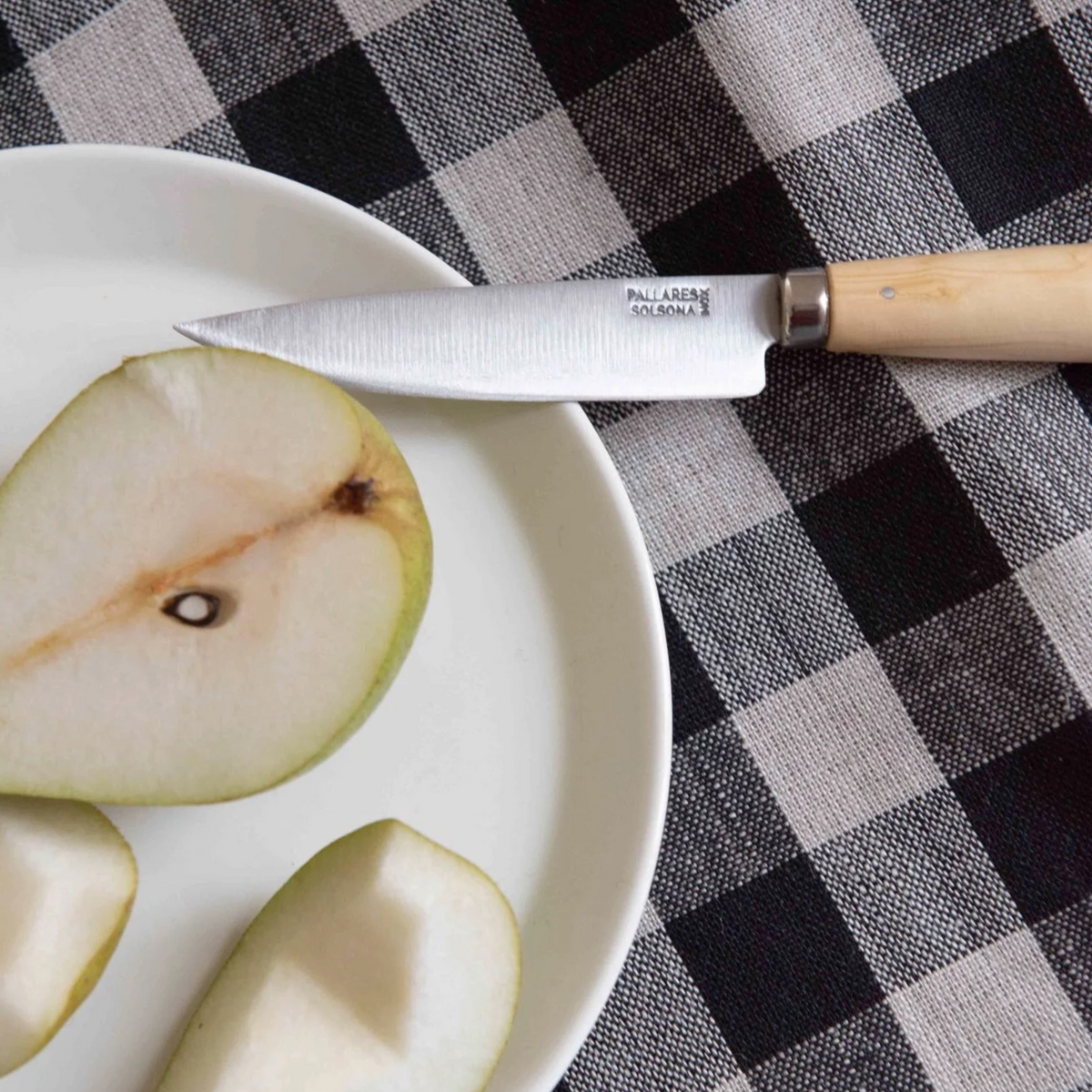 Boxwood Carbon Steel Kitchen Knife Set | 8cm & 11cm by PALLARÈS (pallares-kitchen-knife-set-8cm-11cm-carbon-steel)