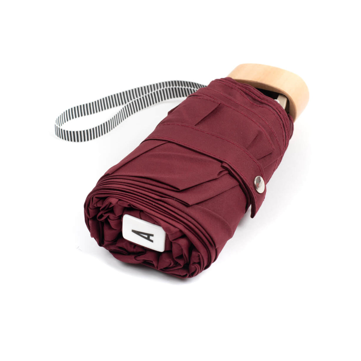 Micro Umbrella | Germain/Burgundy by Anatole (anatole-micro-umbrella-plain-germain-burgundy)