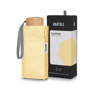 Anatole UPF 50+ Sun & Rain Micro Umbrella | LUMEN/Linen Yellow