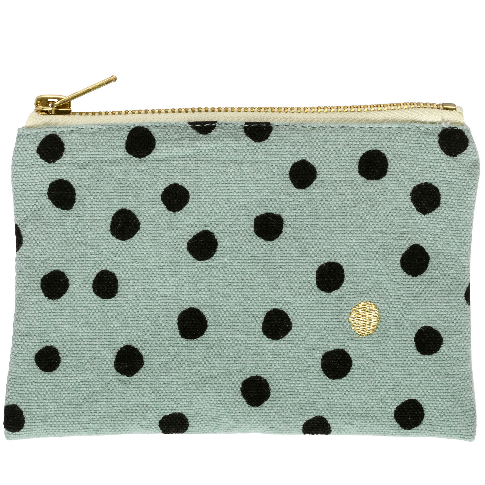 Pouch Polka S | Celadon by La Cerise Sur Le Gateau (la-cerise-sur-la-gateau-pouch-polka-celadon-s)