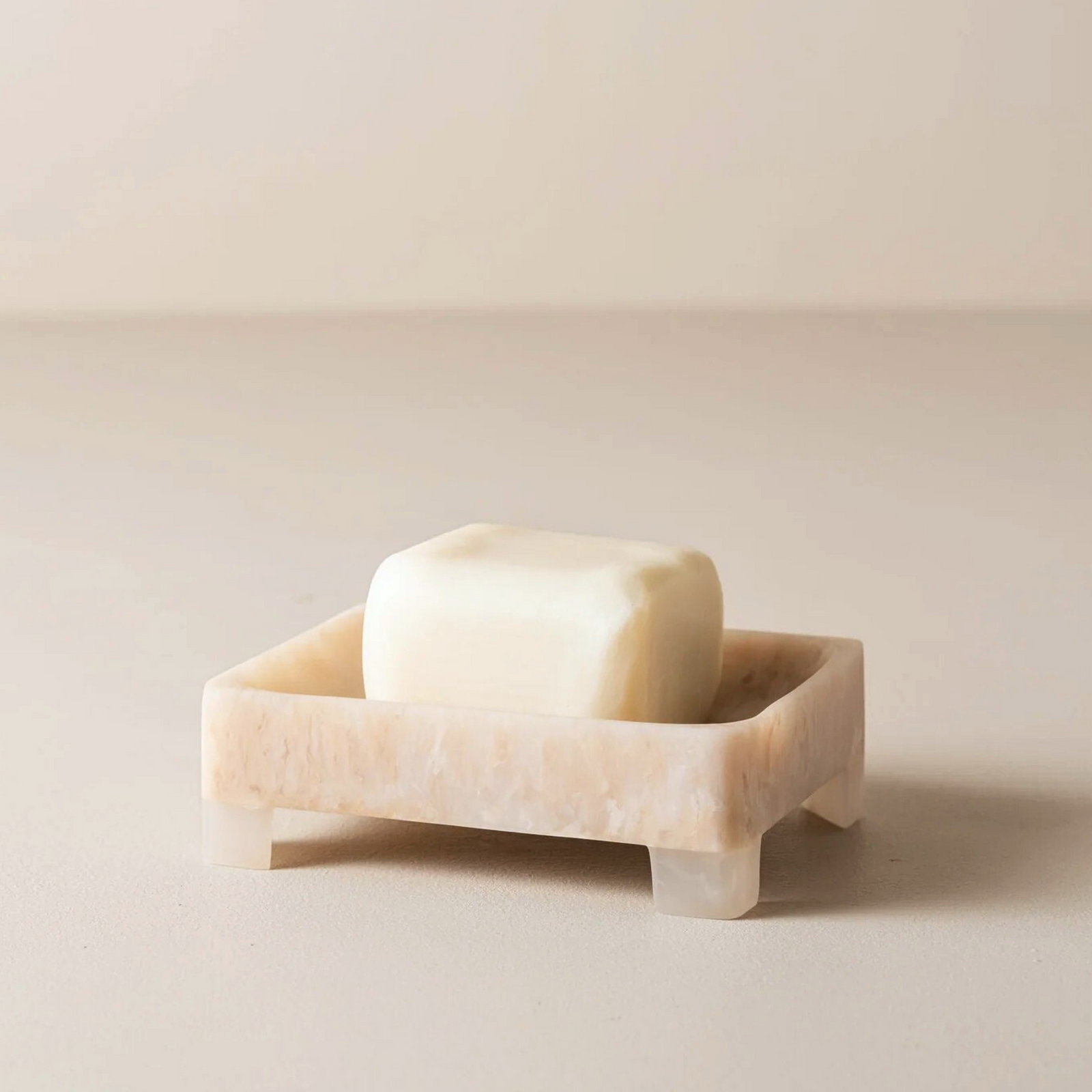 Flow Resin Structured Soap Dish | Shell by SAARDÉ (flow-resin-structured-soap-dish-shell)