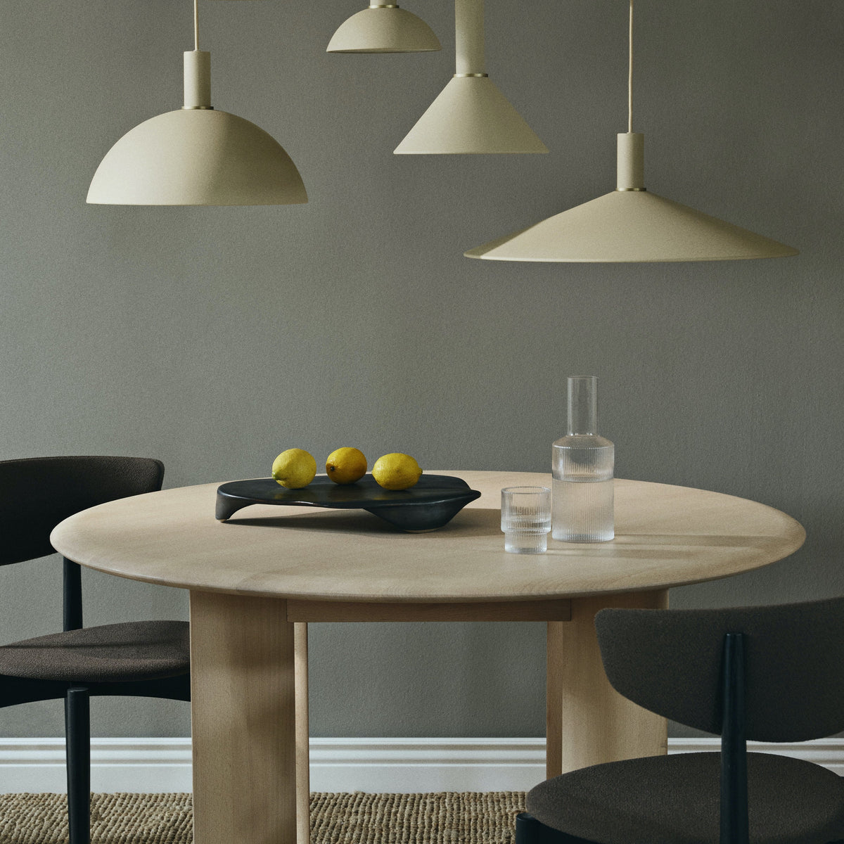 Ripple Carafe | Clear by FERM LIVING (copy-of-ripple-champagne-saucers-set-of-2-clear)