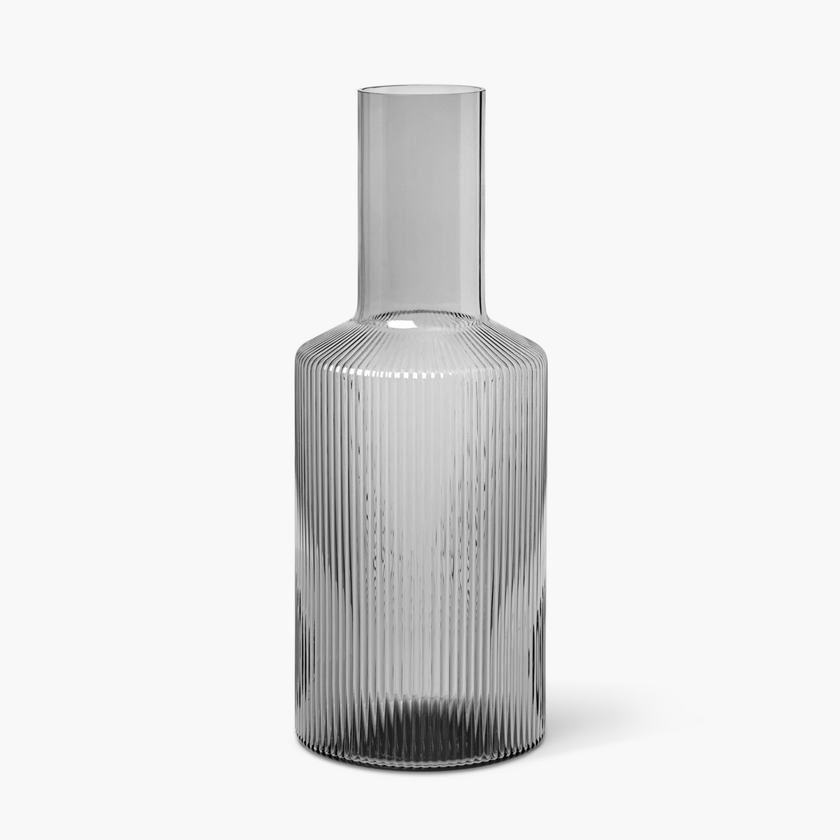 Ferm Living Ripple Carafe | Smoked Grey
