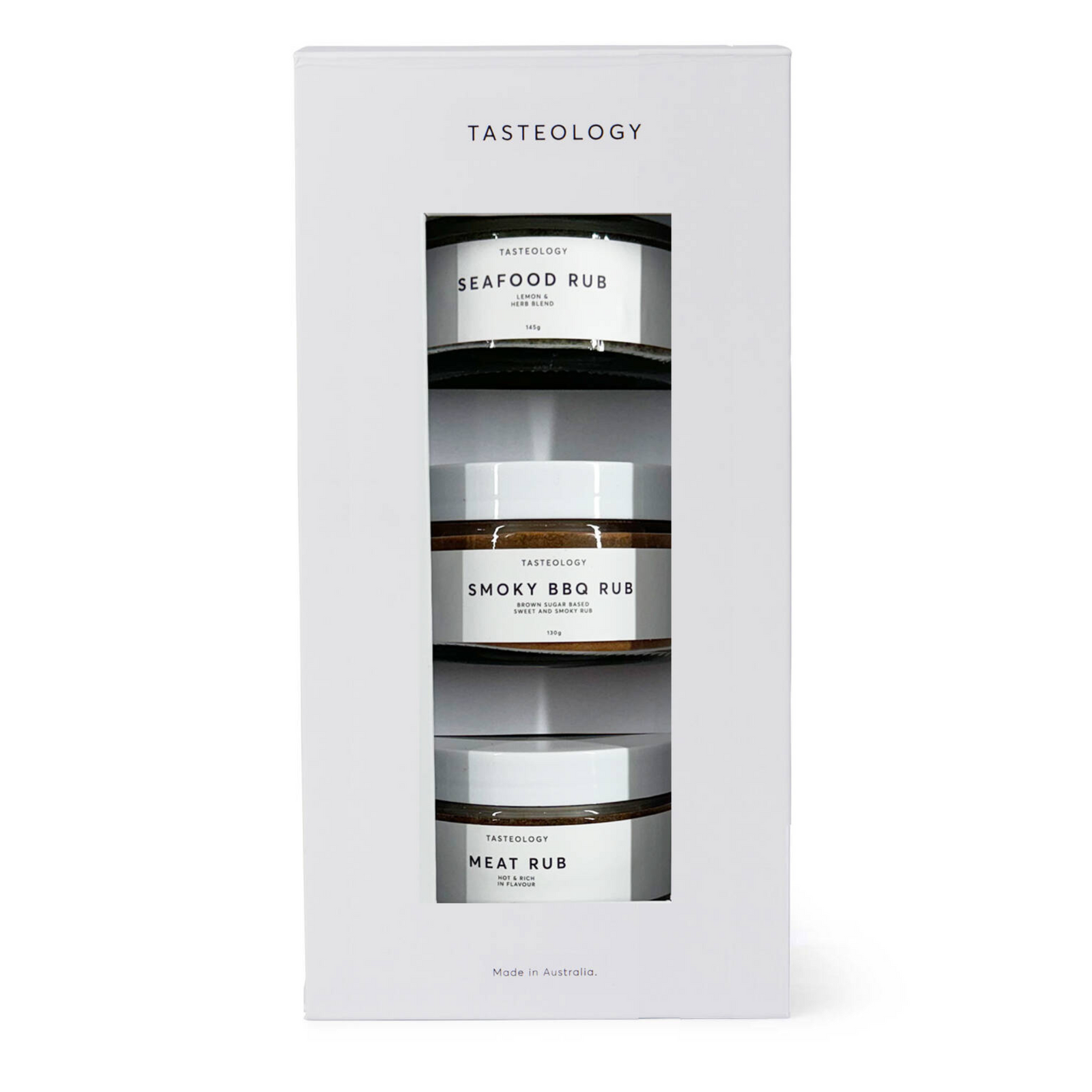 Spice Rub Set by TASTEOLOGY (spice-rub-set-seafood-smokey-m)