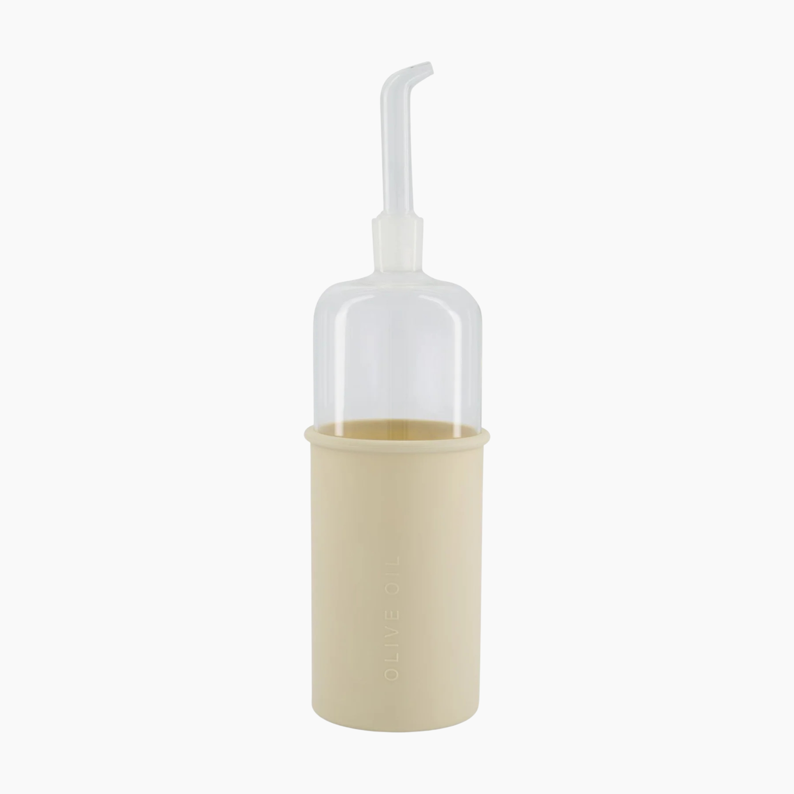 RUND Bottle for Vinegar | Glass/Silicone | 700ml |Sand