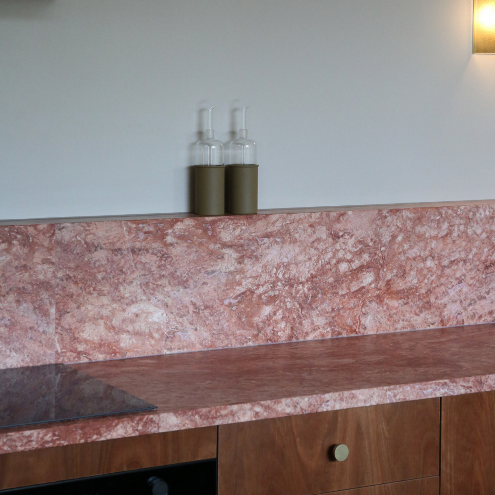 RUND Bottle for Vinegar | Glass/Silicone | 700ml | Fern