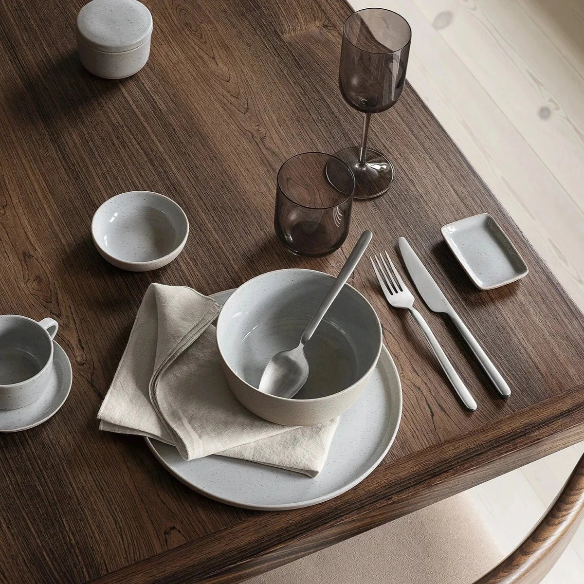 Sablo Snack Plate S | Cloud by BLOMUS (sablo-snack-plate-xs-cloud)