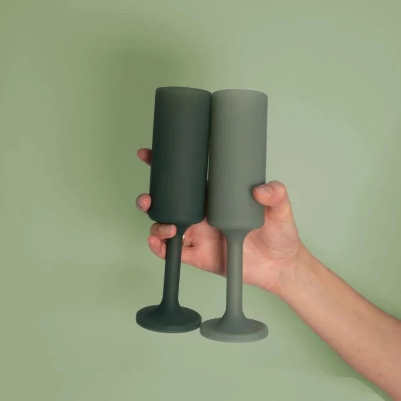 SEFF Silicone Flutes | Sage+Olive by PORTER GREEN (seff-silicone-flutes-sage-olive)