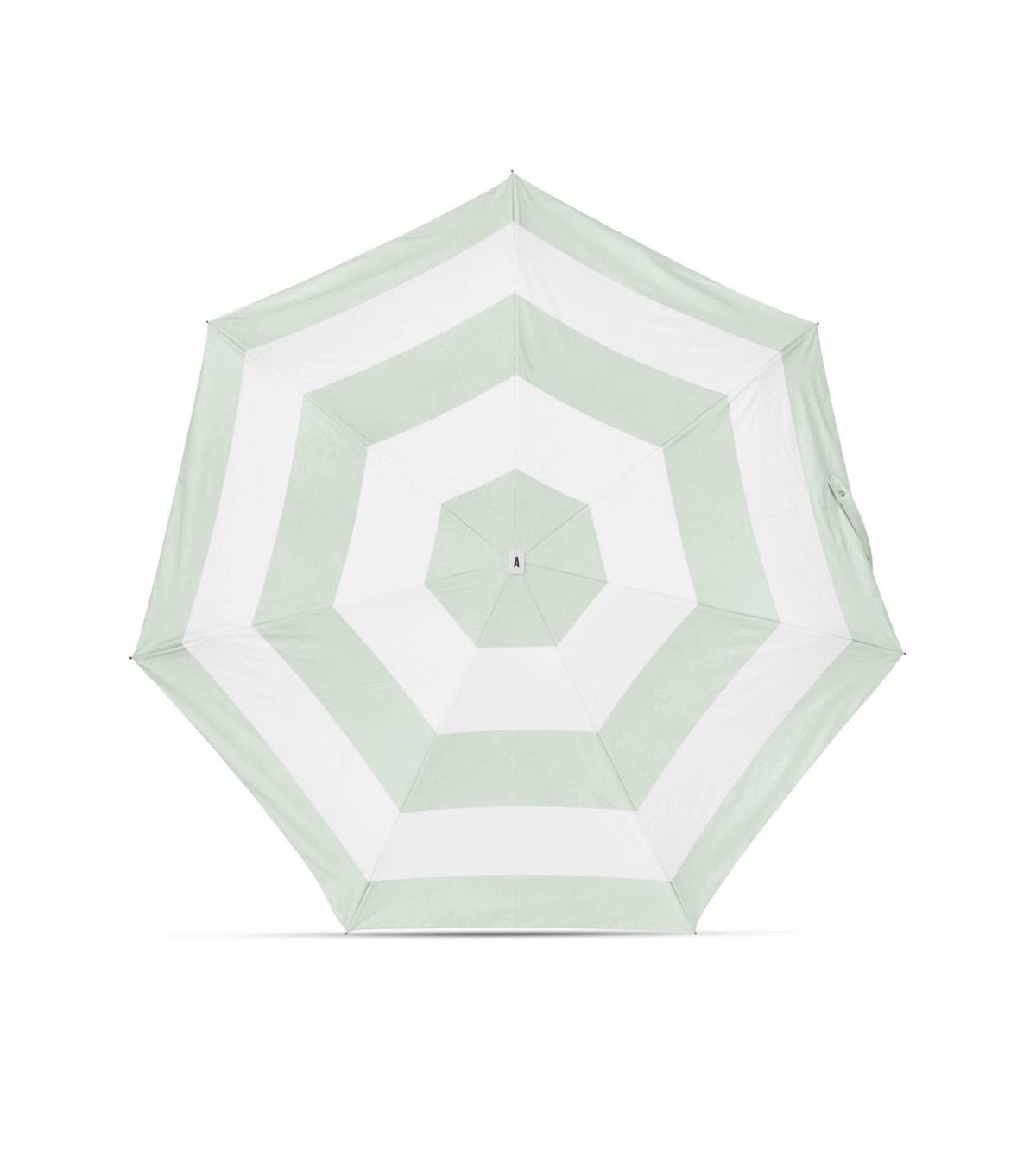 UPF 50+ Sun & Rain Micro Umbrella | Véga/Lagoon Green Stripes by ANATOLE (micro-umbrella-uv-50-protection-sun-rain-lagoon-green-stripes-vegai)