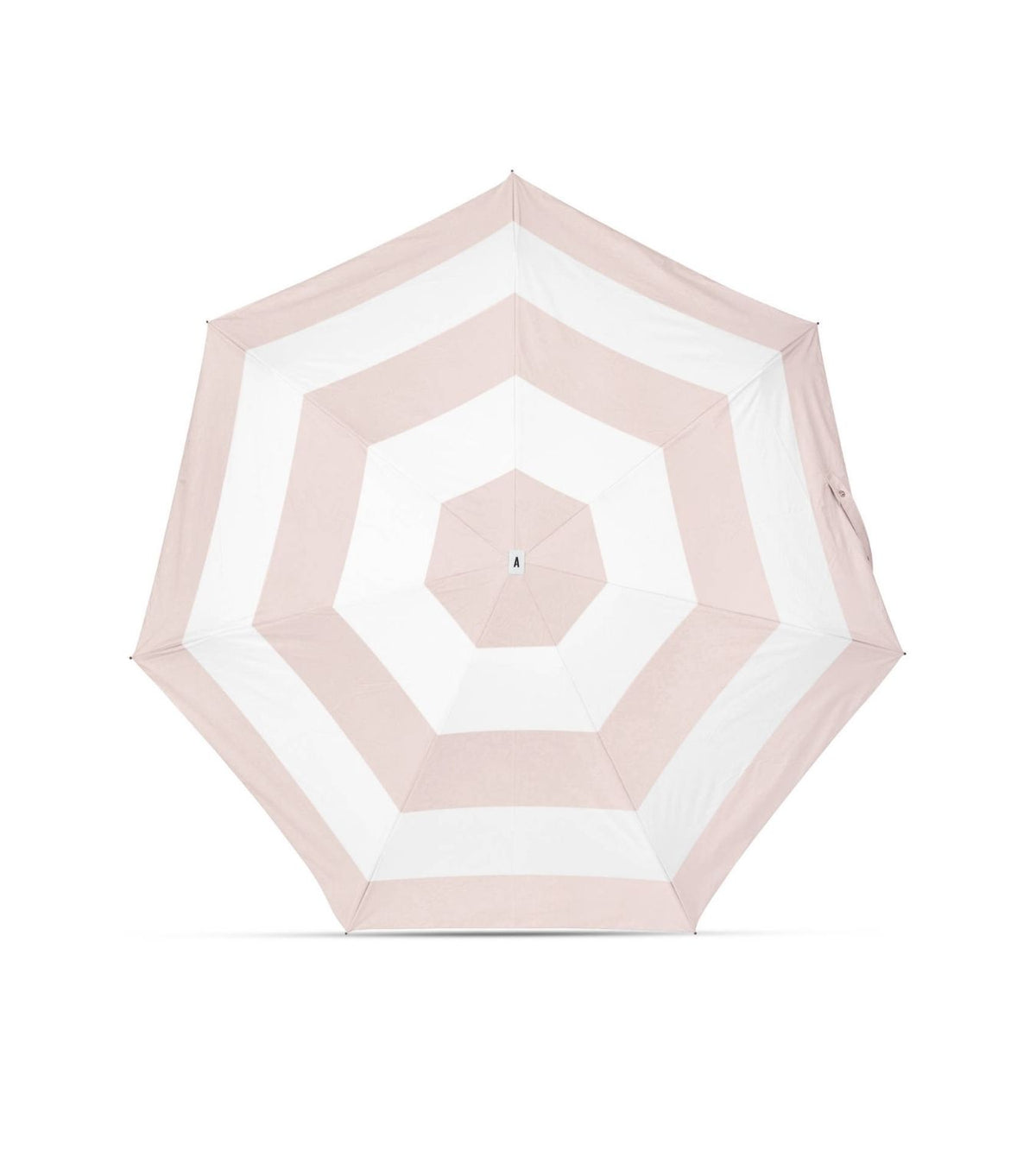 UPF 50+ Sun & Rain Micro Umbrella | POLARIS/Powder Pink Stripes by ANATOLE (micro-umbrella-uv-50-protection-sun-rain-powder-pink-stripes-polarisi)