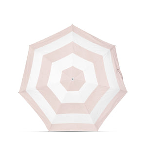 UPF 50+ Sun & Rain Micro Umbrella | POLARIS/Powder Pink Stripes by ANATOLE (micro-umbrella-uv-50-protection-sun-rain-powder-pink-stripes-polarisi)