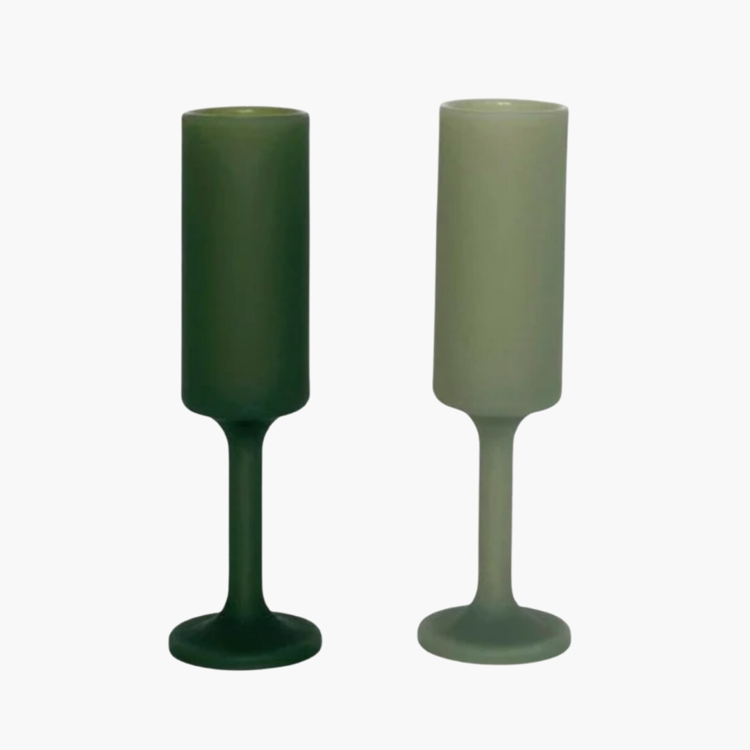 SEFF Silicone Flutes | Sage+Olive by PORTER GREEN (seff-silicone-flutes-sage-olive)