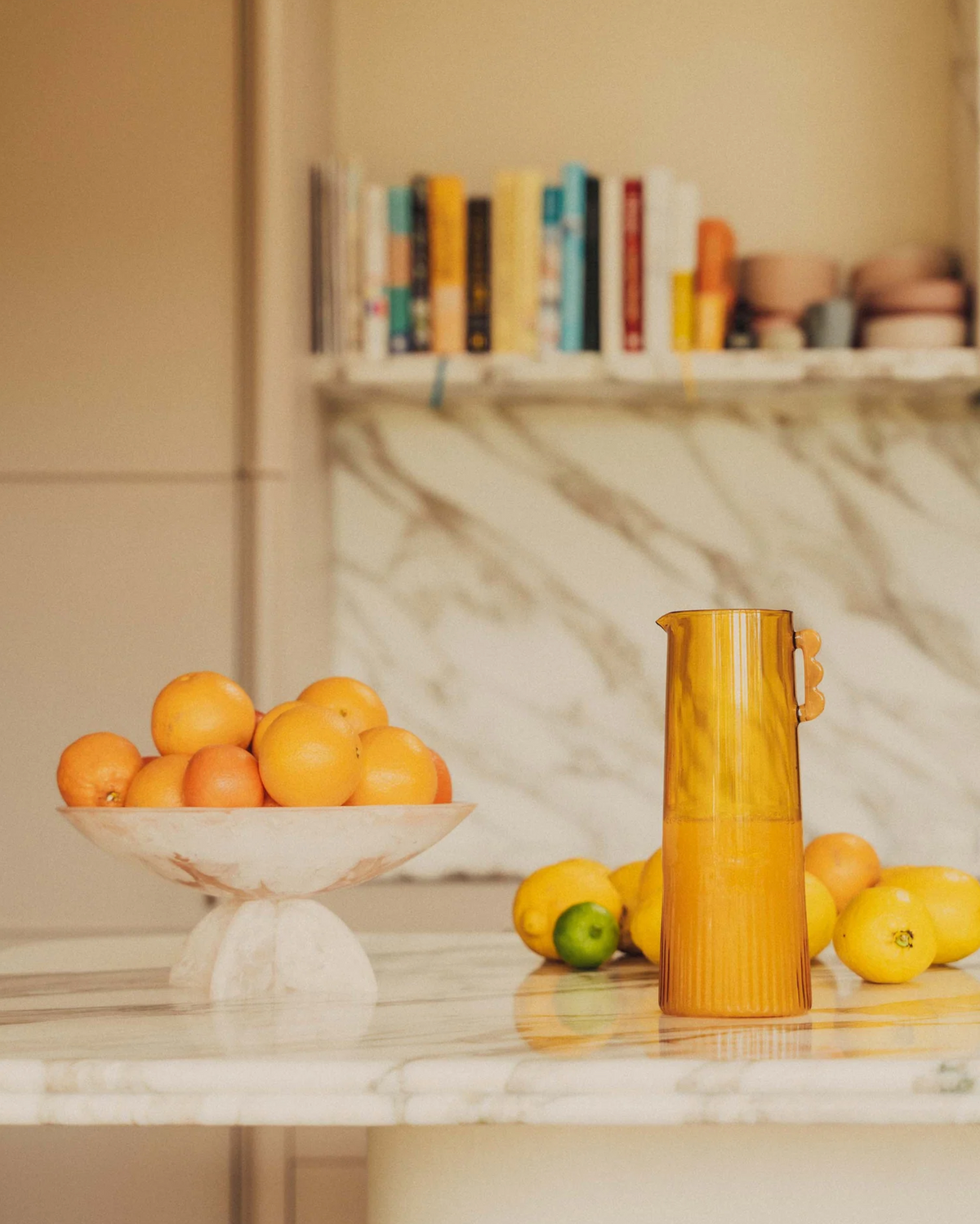 Flow Fruit Bowl | Peach Blush by SAARDÉ (flow-fruit-bowl-peach-blush)