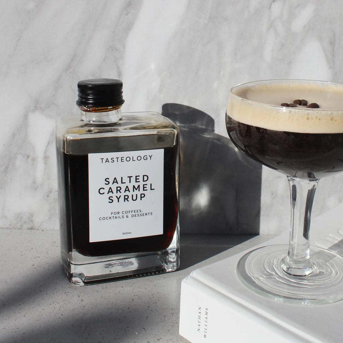 Salted caramel syrup