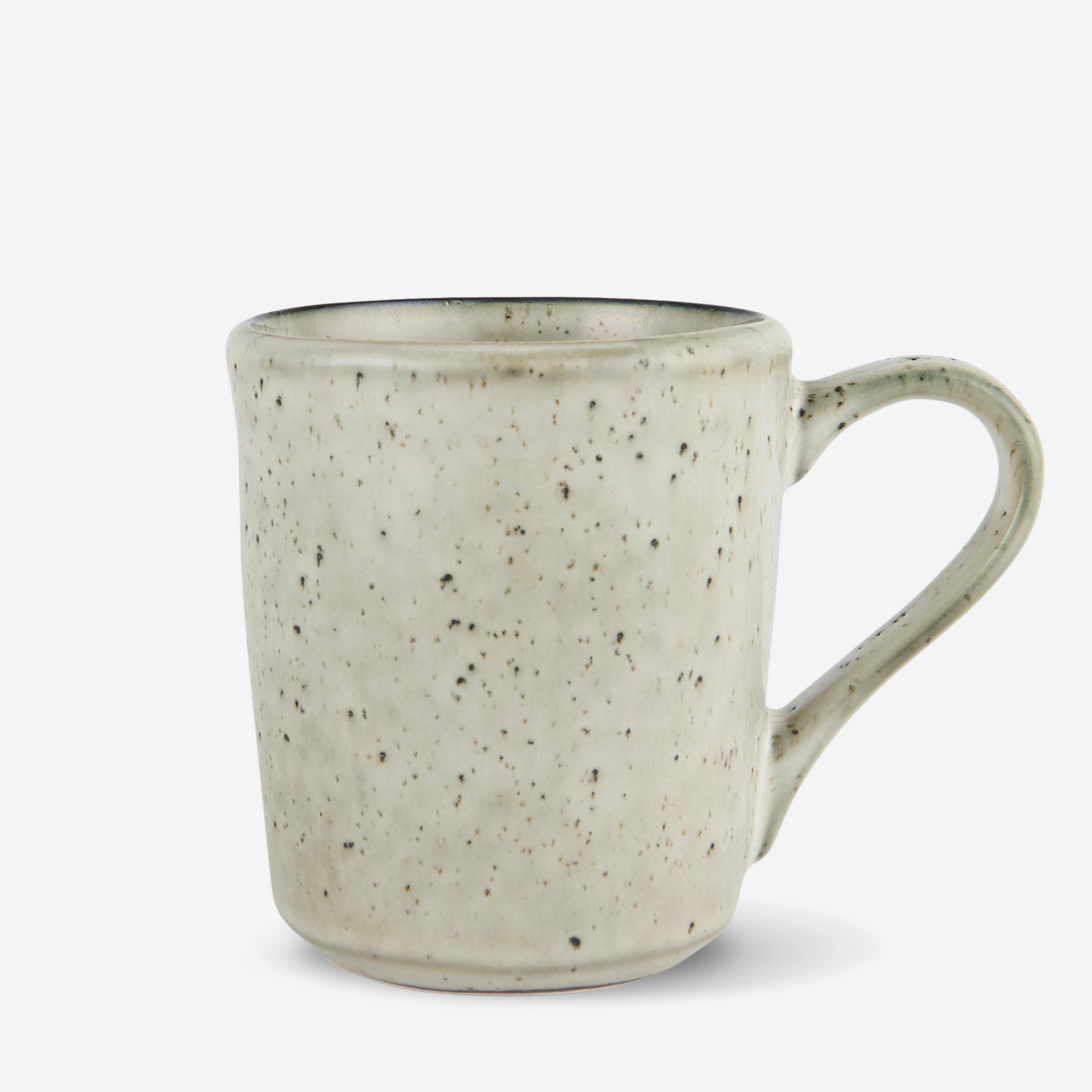 SAND DUNES Mug w/Handle- Green/Grey Speckle