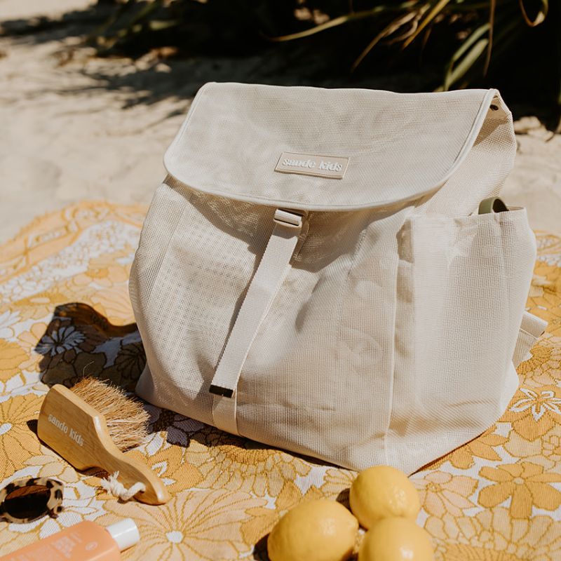 Beach Hauler Mesh Backpack | Sand