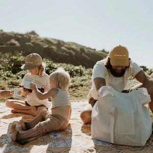 Beach Hauler Mesh Backpack | Sand