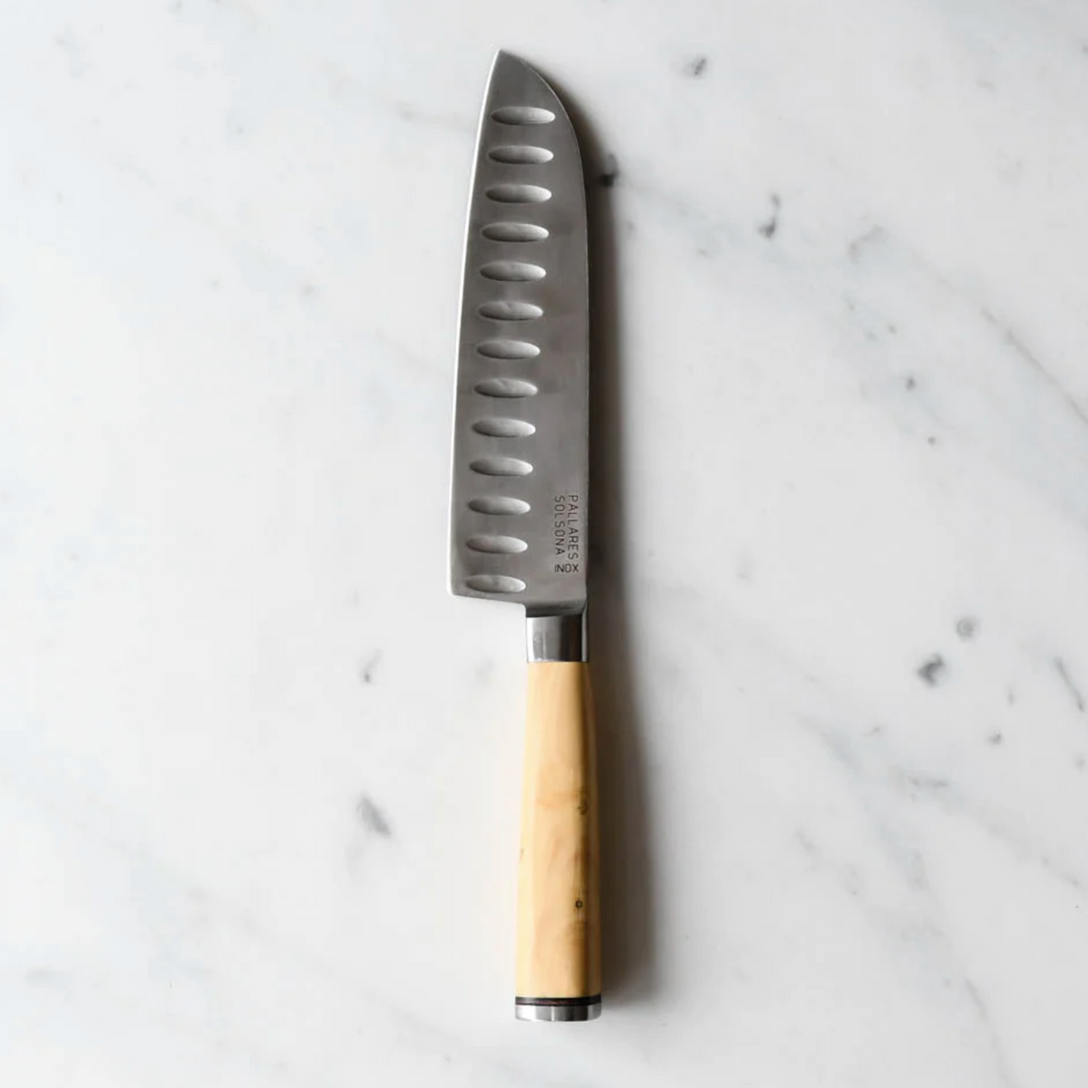 Boxwood Santoku Knife | 17cm by PALLARÈS (pallares-boxwood-santoku-knife)