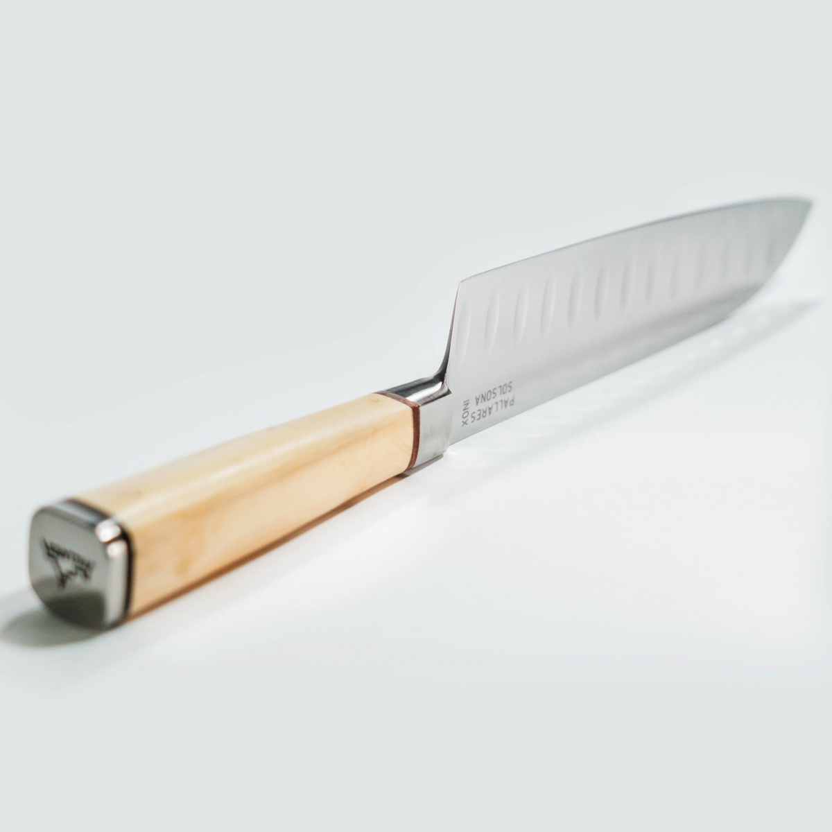 Boxwood Santoku Knife | 17cm by PALLARÈS (pallares-boxwood-santoku-knife)