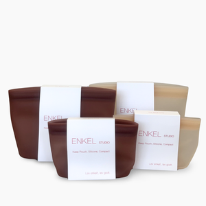 Silicone Keep Pouch Lge | Burgundy