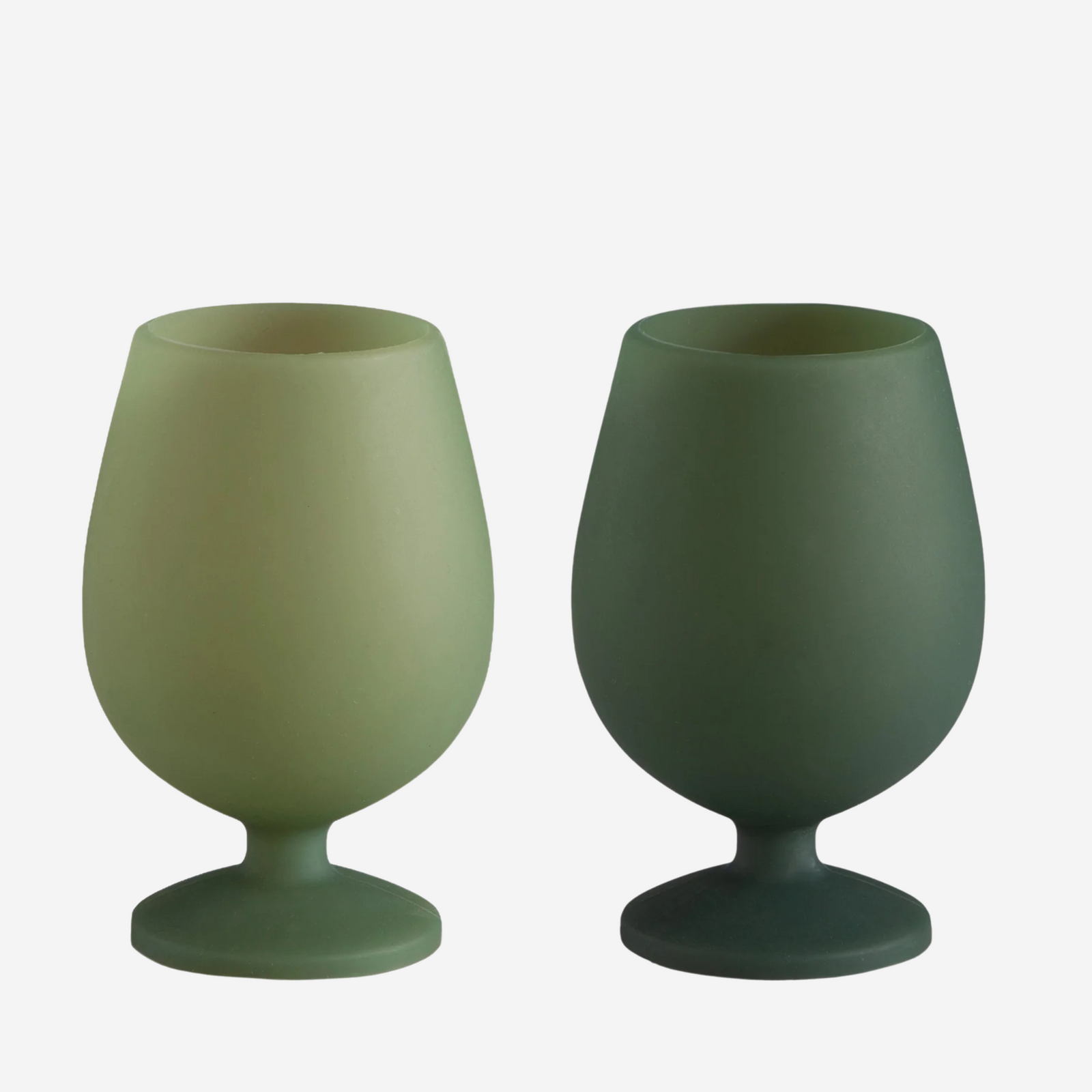 STEMM Silicone Glasses | Sage+Olive by PORTER GREEN (stemm-unbreakable-wine-glasses-sage-olive)
