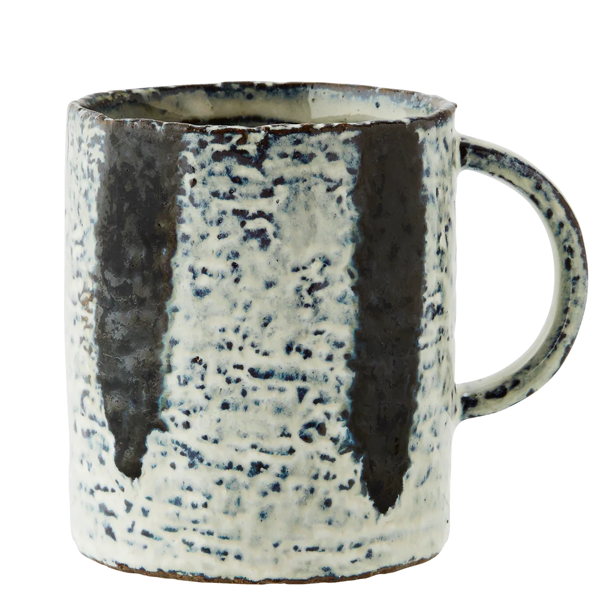 Stoneware Mug with Stripes