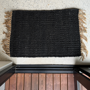 Hemp Rug 60X90 | Black