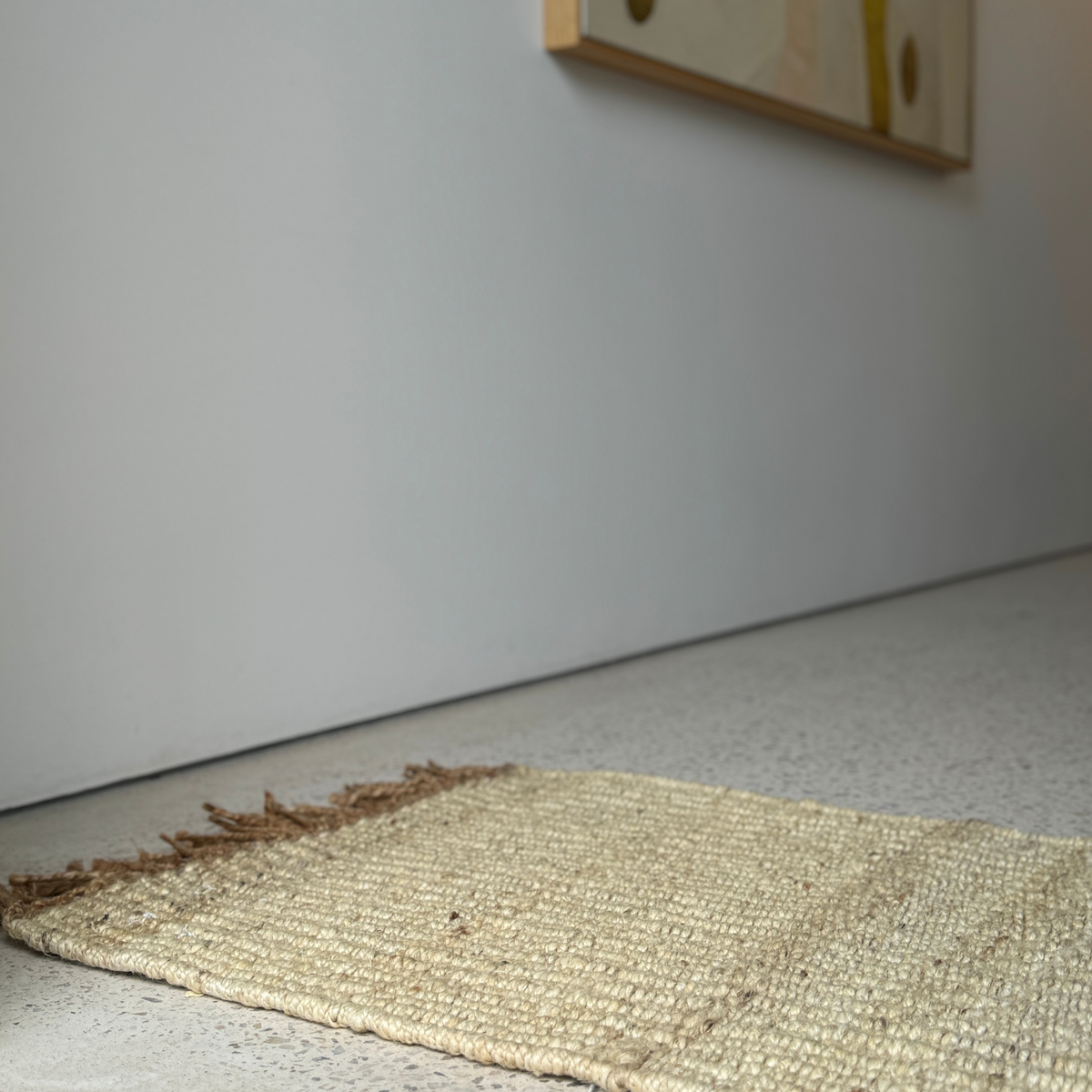Hemp Rug 60X90 | Bleached by TELL ME MORE (tell-me-more-hemp-rug-60x90-colour-bleached)