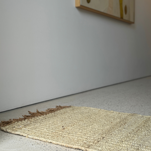 Hemp Rug 60X90 | Bleached