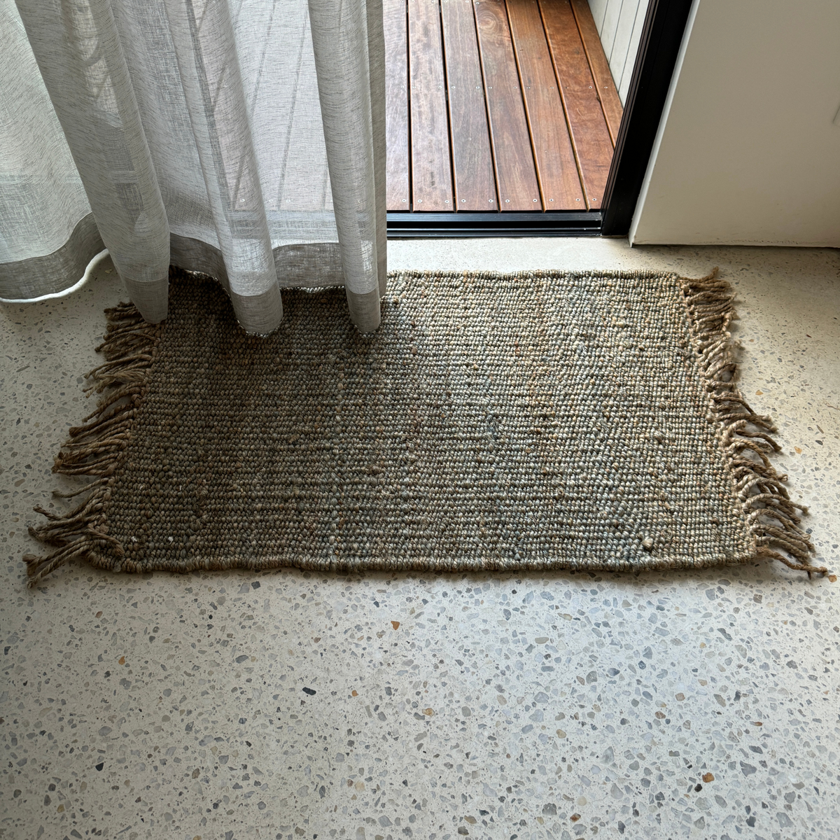 Hemp Rug 60X90 | Grey by TELL ME MORE (tell-me-more-hemp-rug-60x90-colour-grey)