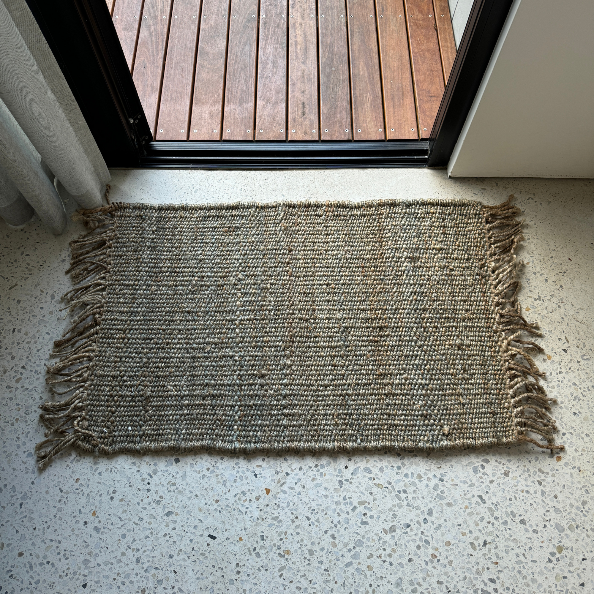 Hemp Rug 60X90 | Grey