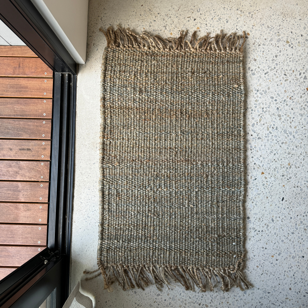 Hemp Rug 60X90 | Grey by TELL ME MORE (tell-me-more-hemp-rug-60x90-colour-grey)