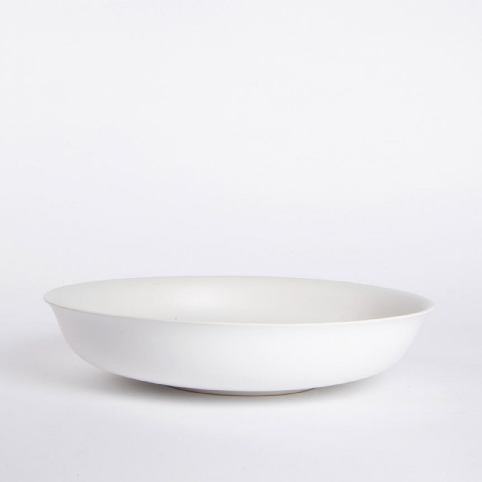 Talia Shallow Serving Bowl 31cm | Powder Grey by PAPAYA (lotus-curved-platter-white-large)