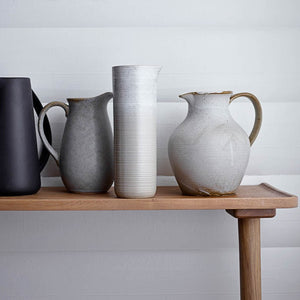 Taupe Cylinder Jug | Grey Beige