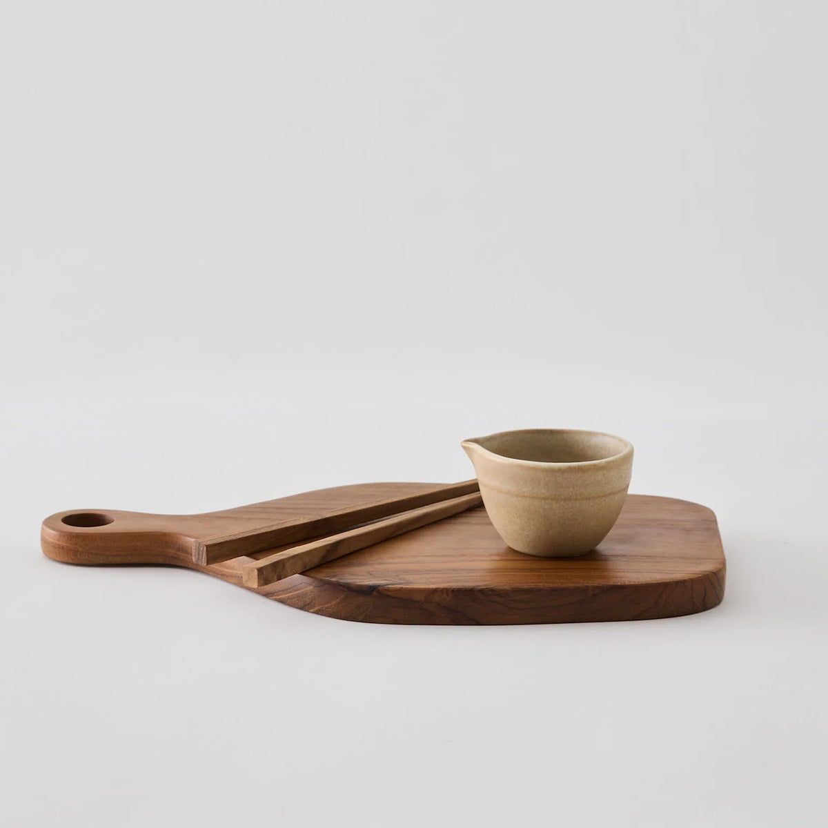 Tell Me More Teak Cheese Board | Oak