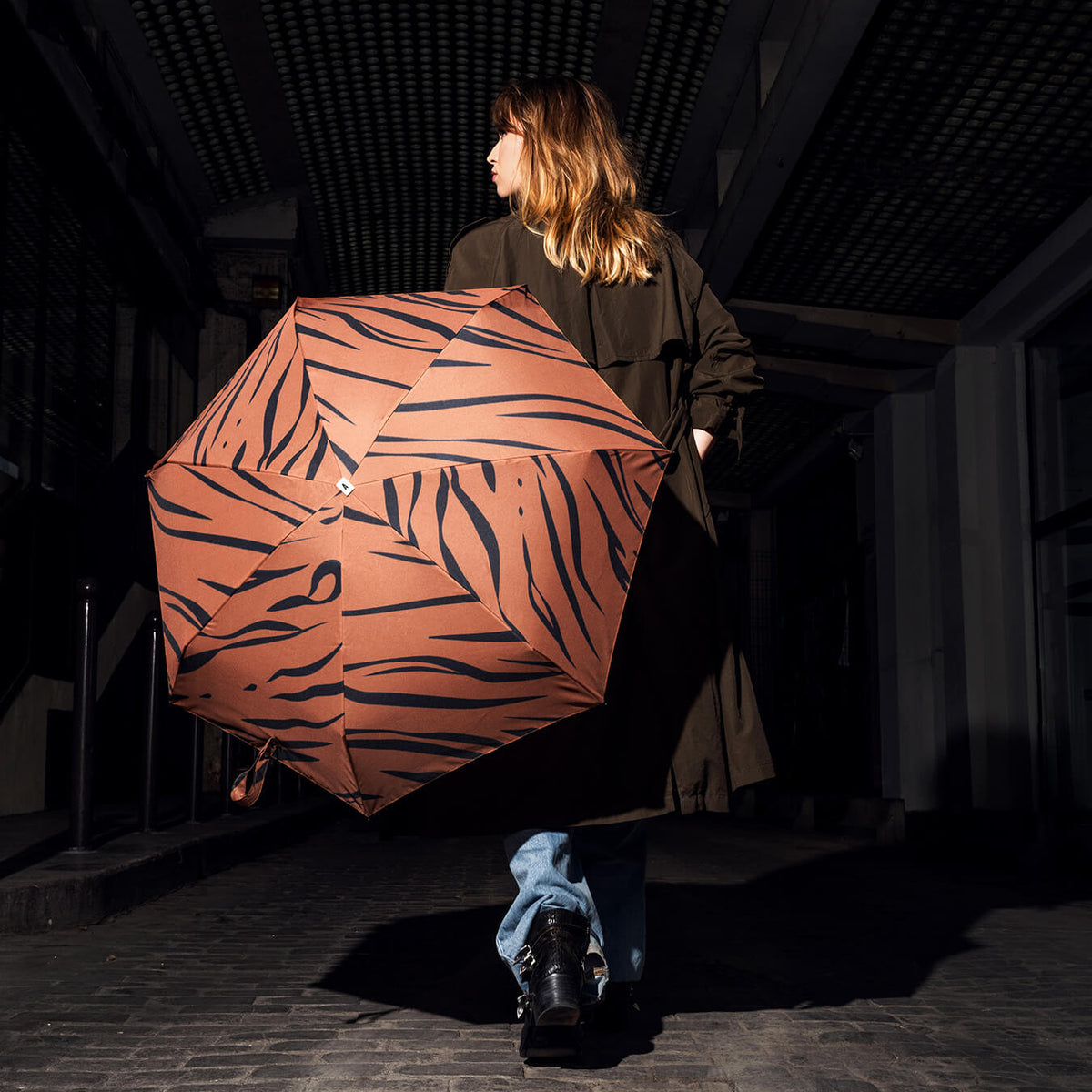 Micro Umbrella | Eugene - Tiger by ANATOLE (micro-umbrella-eugene-tiger)