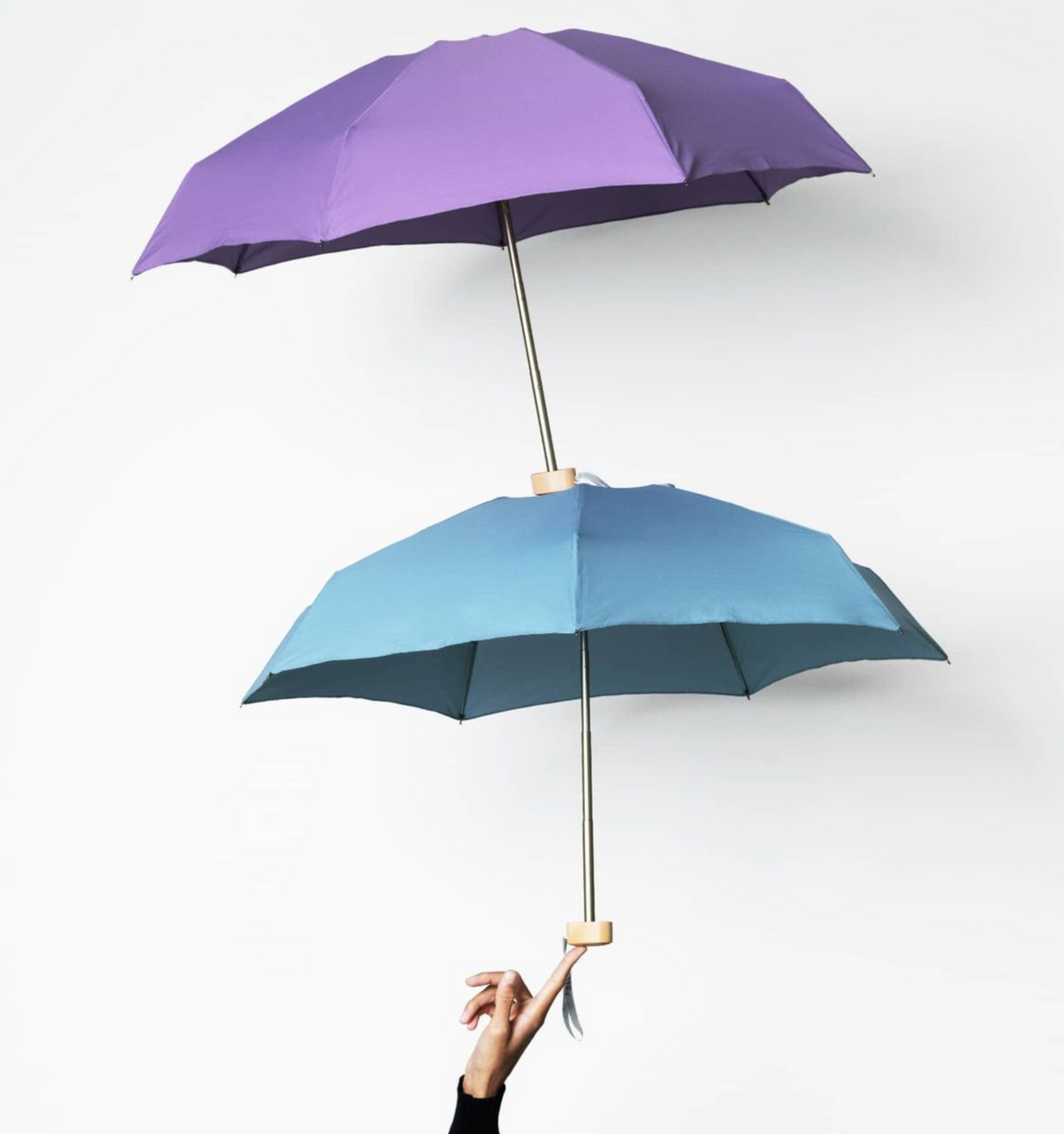 Micro Umbrella | Victor/Stone Blue by ANATOLE (micro-umbrella-victor-stone-blue)