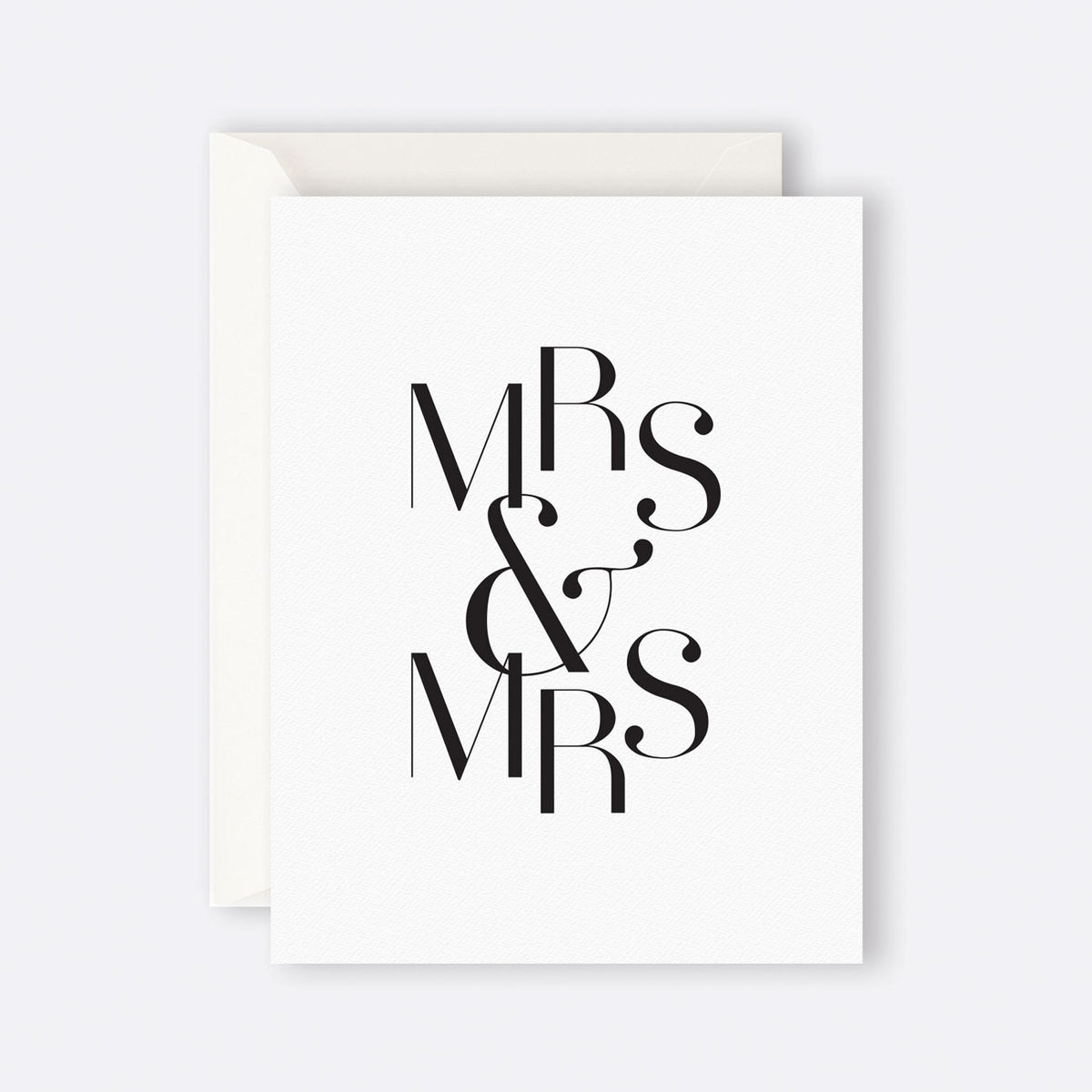 Card | Mrs & Mrs by FATHER RABBIT (card-mrs-mrs)