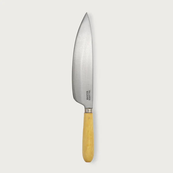 Boxwood Carbon Steel Knife | 22cm by PALLARÈS (pallares-kitchen-knife-set-8cm-11cm-carbon-steel-1)