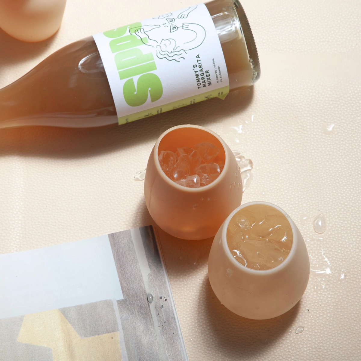 FEGG Silicone Tumblers | Wheat+Oat by PORTER GREEN (fegg-silicone-tumblers-wheat-oat)