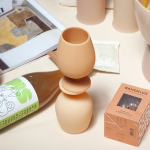 STEMM Silicone Glasses | Wheat+Oat by PORTER GREEN (stemm-silicone-glasses-wheat-oat)