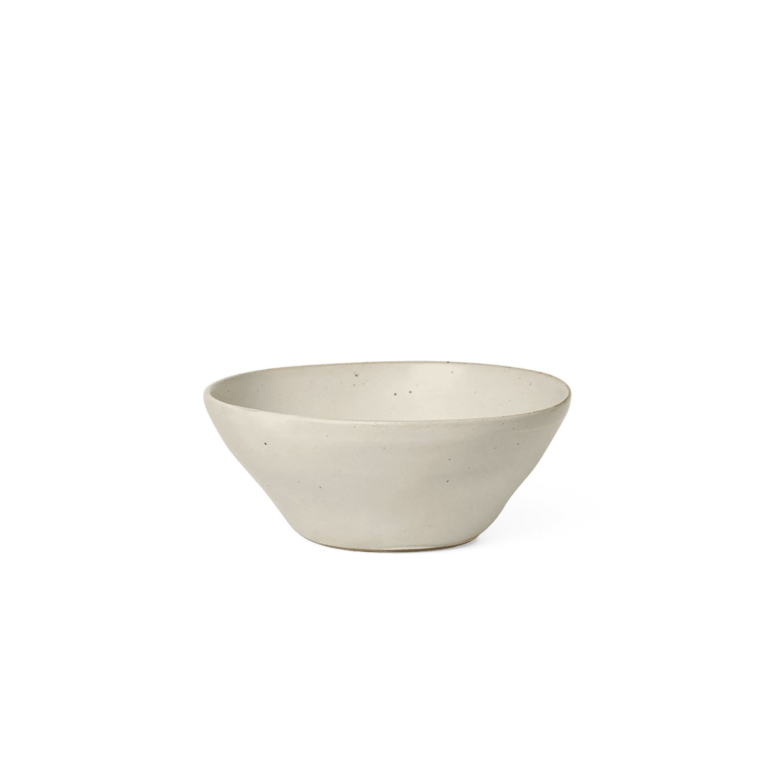 Flow Bowl M | off white speckle by FERM LIVING (flow-bowl-m-off-white-speckle)