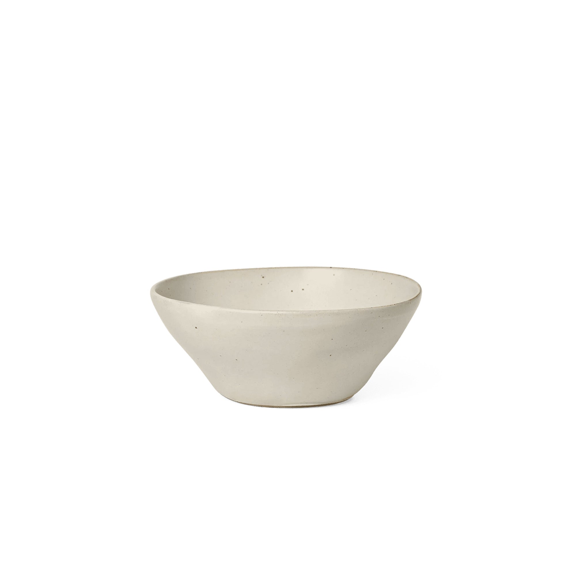 Flow Bowl M | off white speckle by FERM LIVING (flow-bowl-m-off-white-speckle)