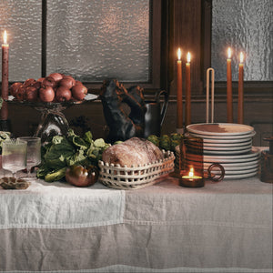 Ceramic Basket Oval | Cashmere by FERM LIVING (ceramic-basket-cashmere)