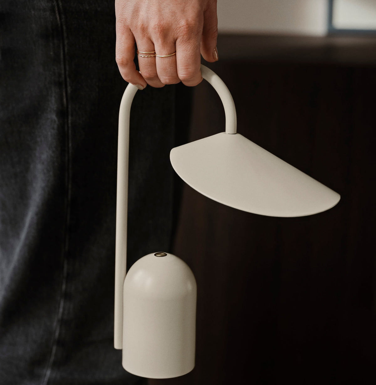 Arum Portable Lamp | Cashmere by FERM LIVING (arum-portable-lamp-cashmere)