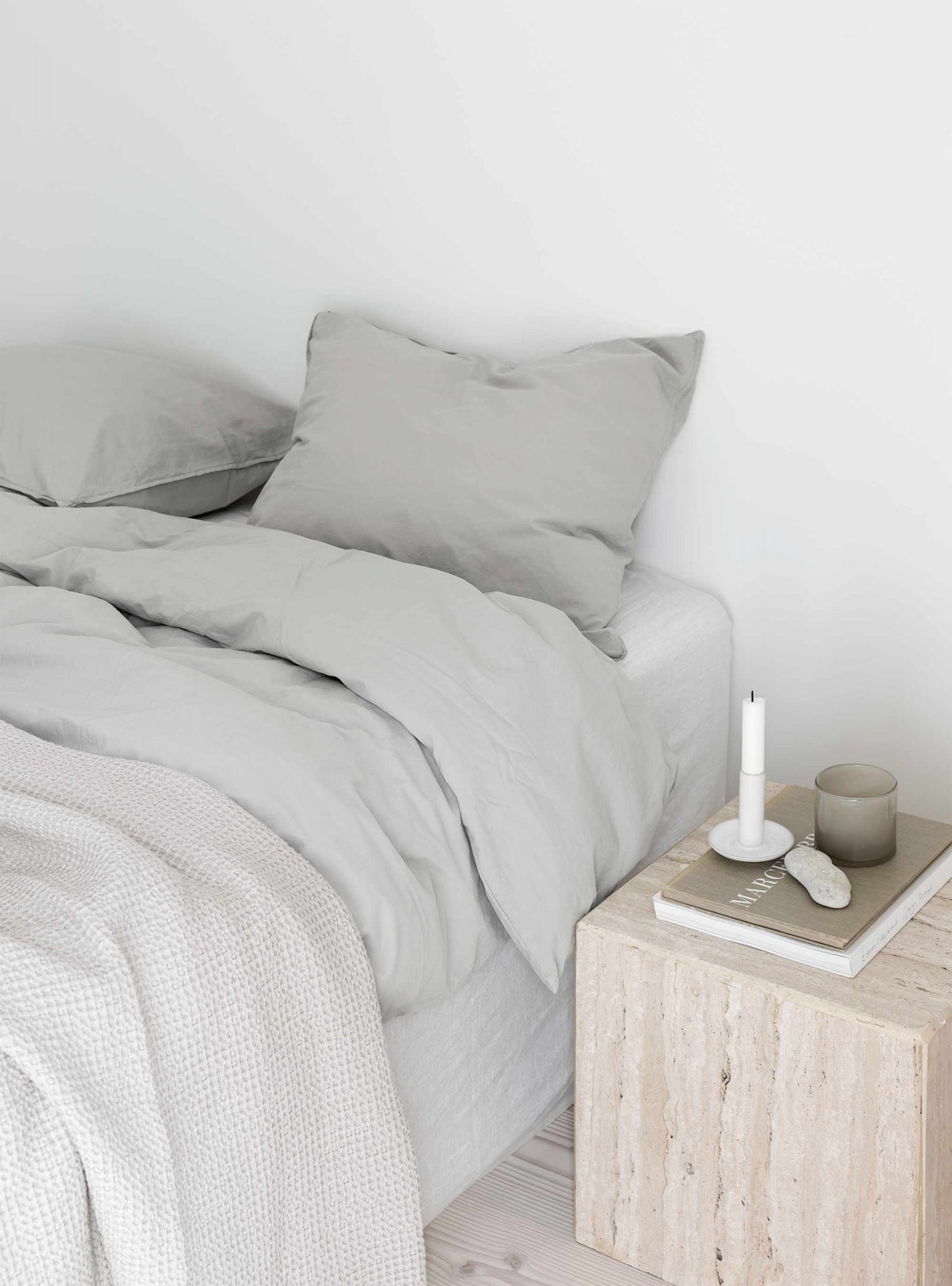 Miro Bedspread 180X260 | Sand Beige by TELL ME MORE (tell-me-more-miro-bedspread-180x260-sand-beige)